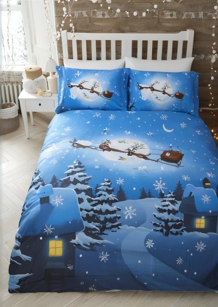 Pościel dla dzieci Bedlam Christmas Santa świecąca w ciemności - obrazek 2