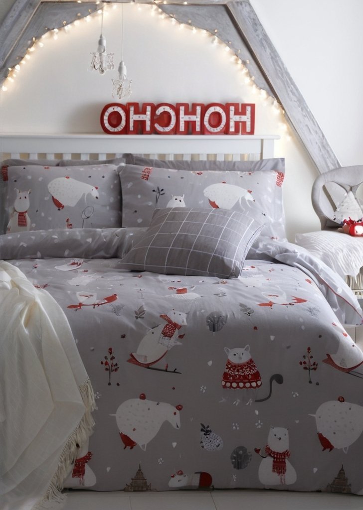 łatwa w pielągnacji poszwa na kołdrą Bedlam Niedźwiedzie polarne