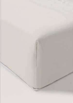 Białe prześcieradło ze 100% bawełny