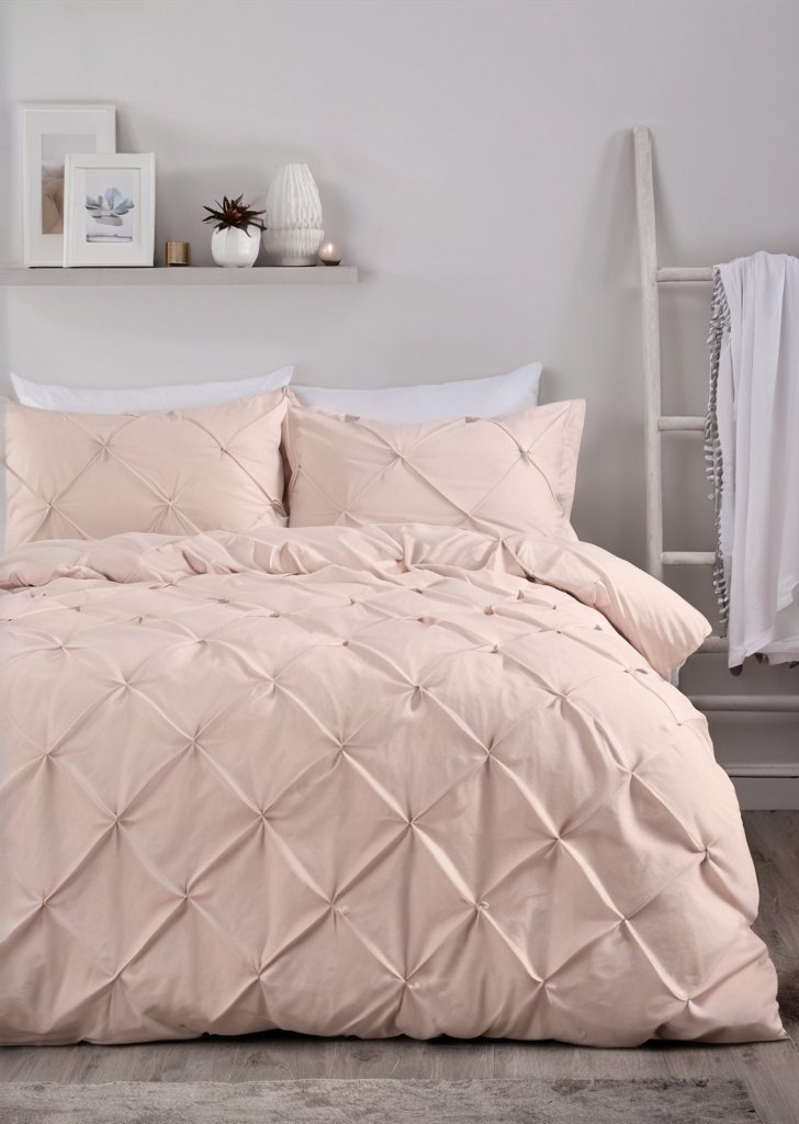 Różowy zestaw poszewek na kołdrą