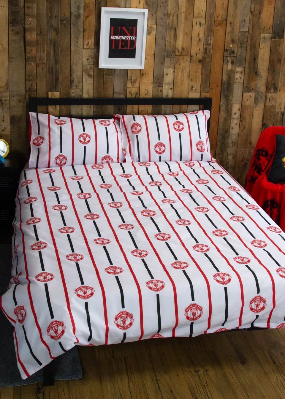 Zestaw dwustronnych poszewek na kołdrą Manchester United FC - obrazek 2