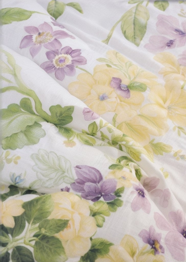 Zestaw dwustronnych liliowych poszewek na kołdrą typu flourette - obrazek 3