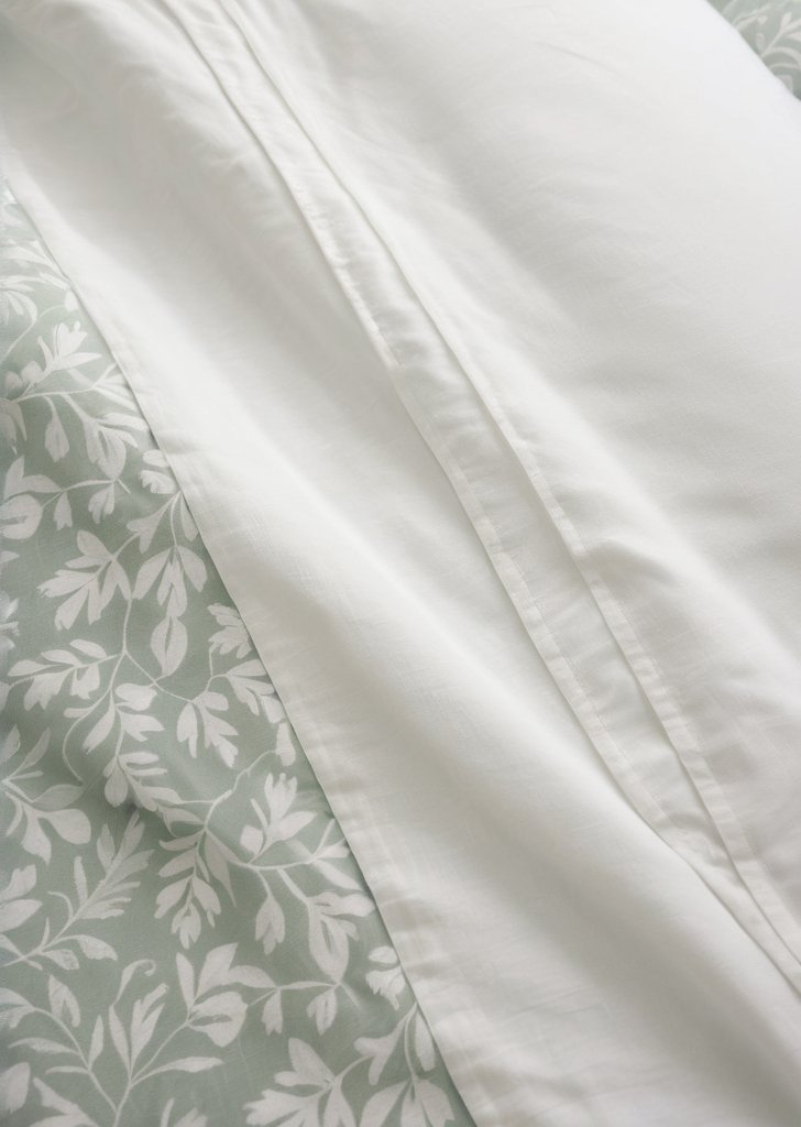 Zestaw dekoracyjnych poszewek na kołdrą w kolorze zielonym - obrazek 3