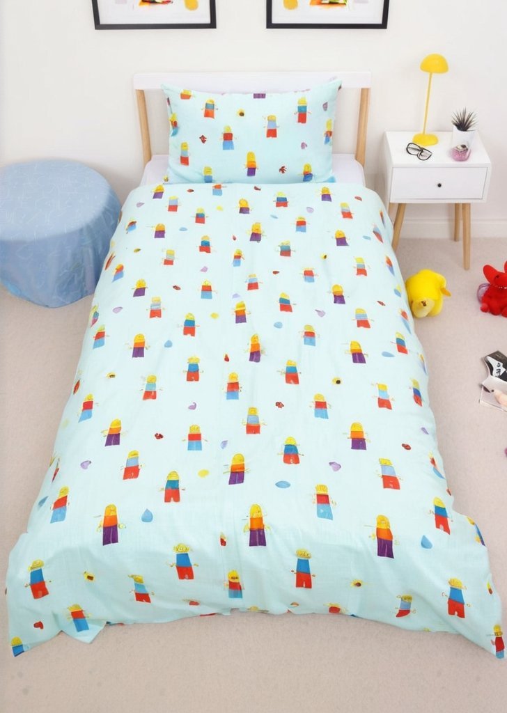 Wielobarwna poszwa na kołdrą Lego Colorblock - obrazek 2